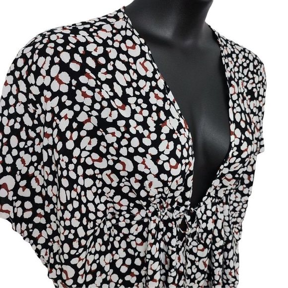 Jessica Simpson Coverup Caftan Tunic Dress Leopard Cool Cat Print - Picture 7 of 10